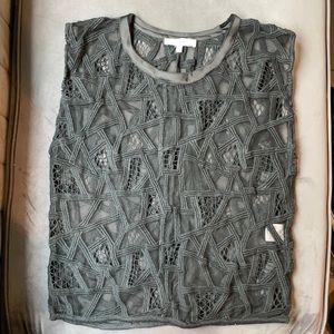 Iro black crochet top